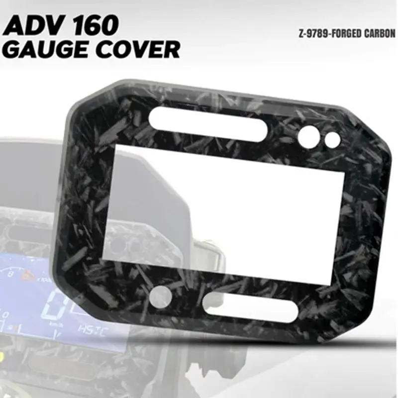 For ADV 160 Panel Gauge Cover Protector Black/Carbon/Fiber Fiber Design With Tape 1PCS
