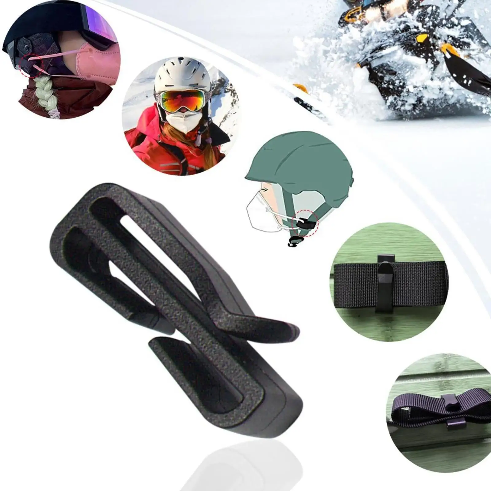 

Ski Clip, Clip Clips Mask Hook for Snowboard Ski Snow Skiing