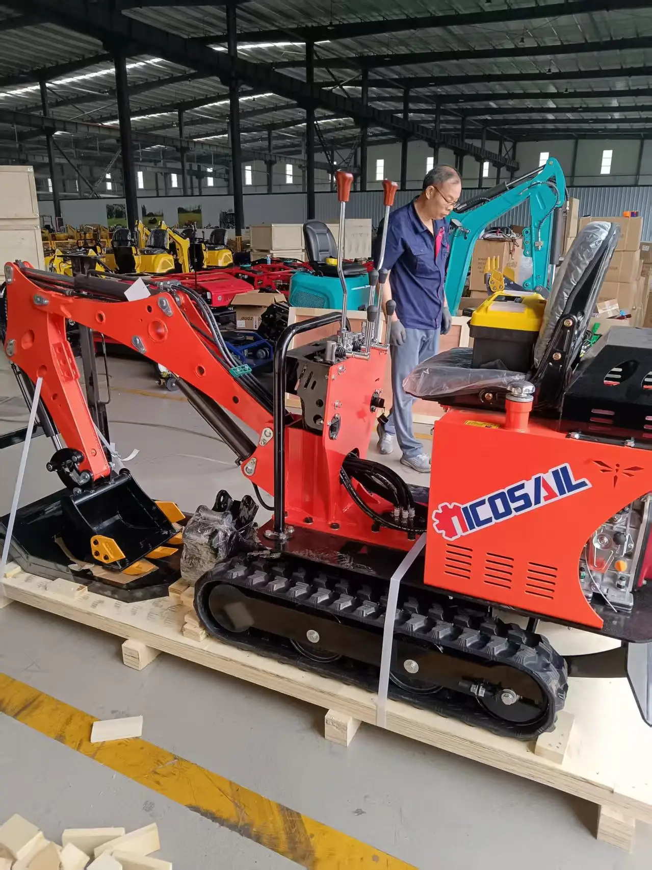 

1 Ton Mini Excavator Multi-Functional Affordable Customized Small Excavator for Various Projects