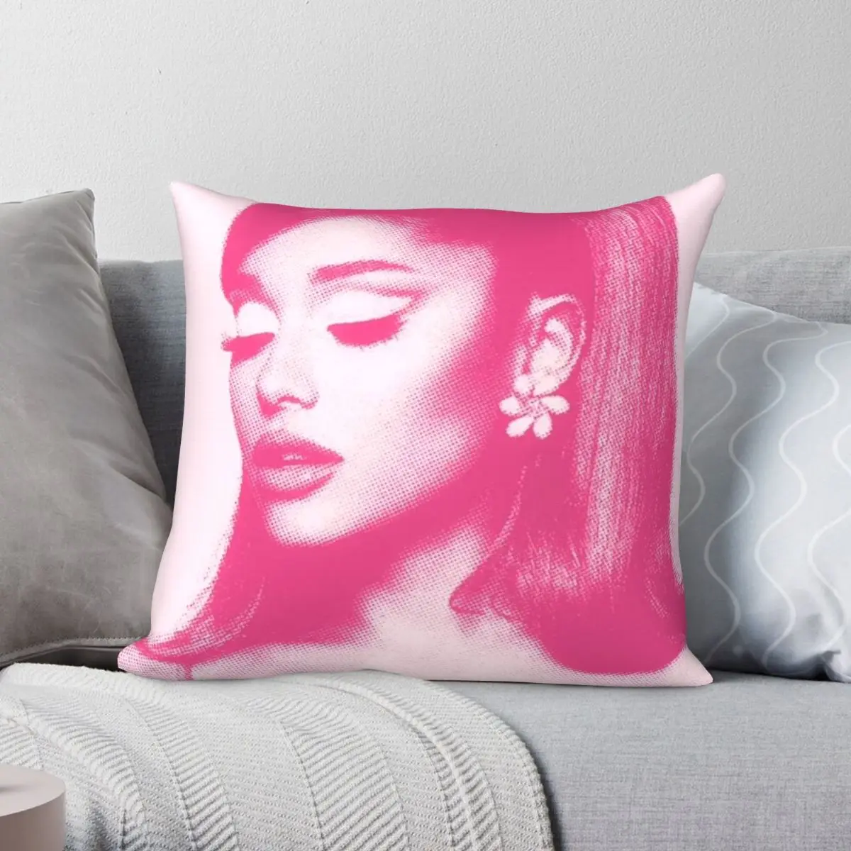 Ariana Grande Pink Positions Square Pillowcase Polyester Linen Velvet Printed Zip Decor Throw Pillow Case Room Cushion Cover 18