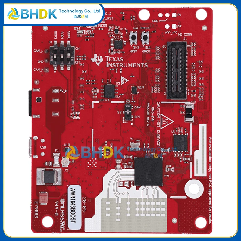 For AWR1843BOOST TI AWR1843 77GHz FMCW Millimeter Wave Radar Sensor Evaluation Board Automotive Radar Development Kit