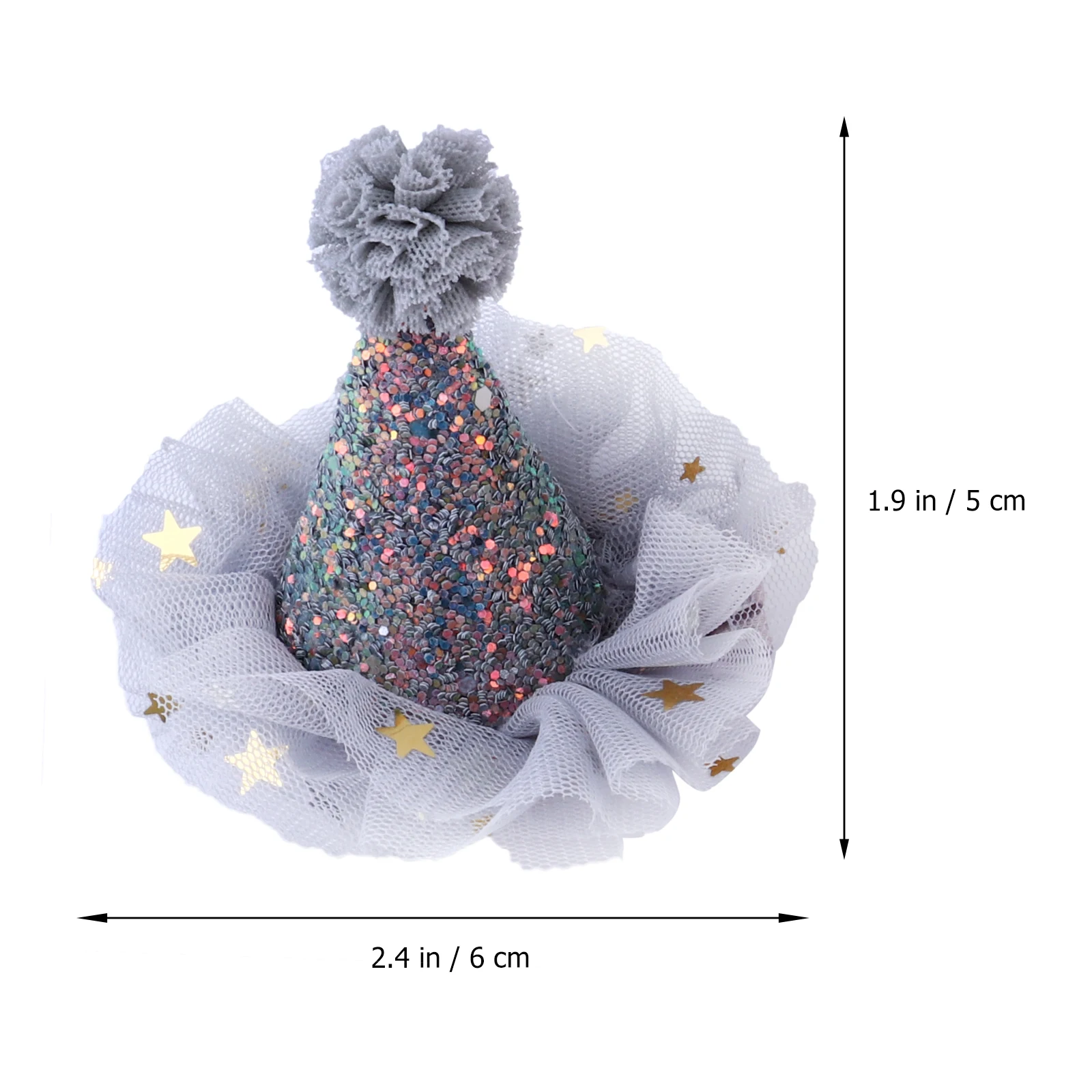 

5pcs Kids Hair Clips Baby Hairpins Christmas Santa Hat Barrettes Birthday Sequins Accessories Toddler Girl Headwear Cartoon