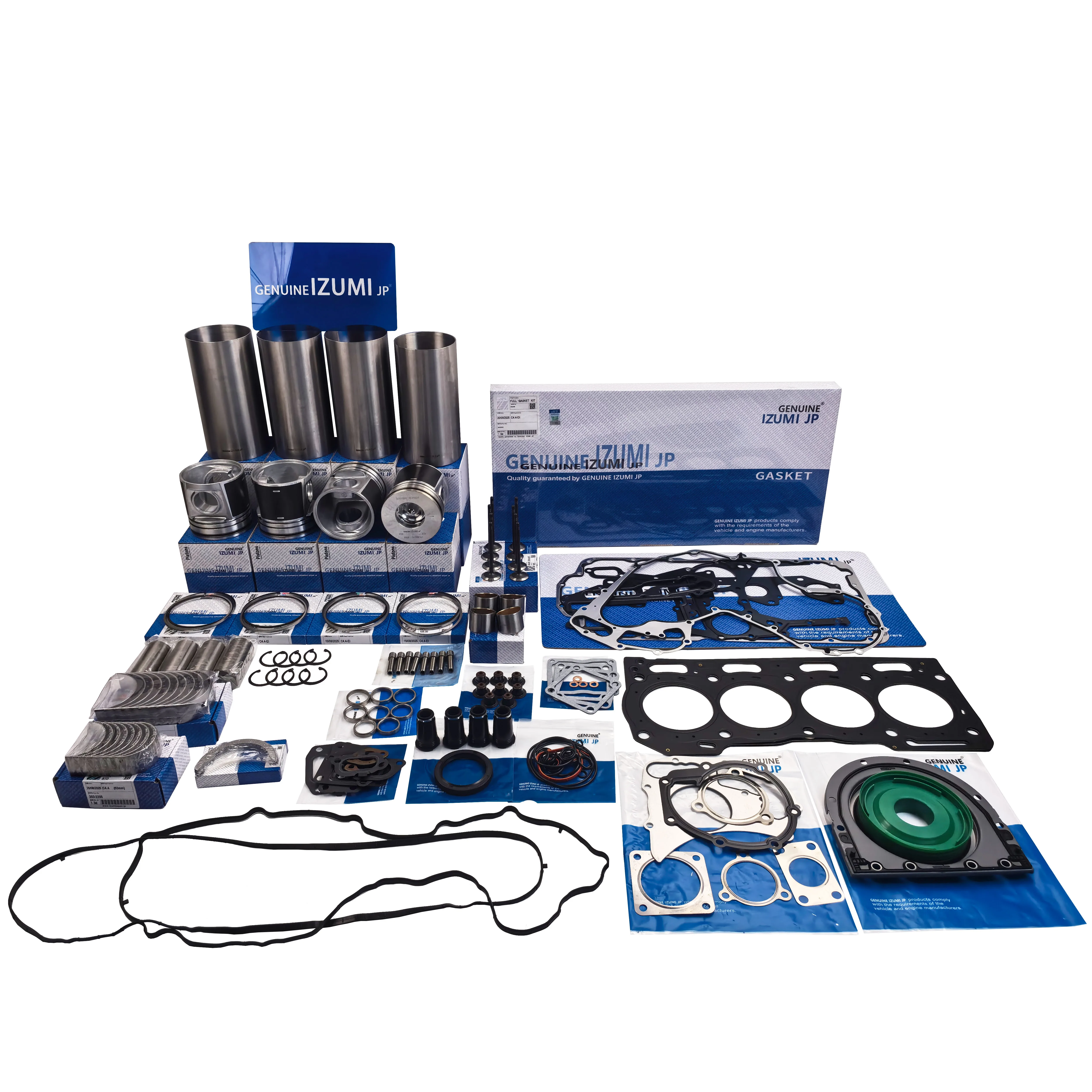 For Perkins 1104D-44T Engine Overhaul Repair Parts Set C4.4 Cylinder Liner Kit 3135X041 Piston Set 3135M161 Gasket Kit T403047