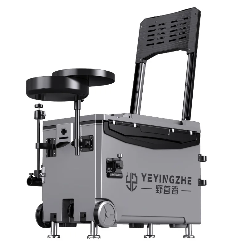 

Outdoor Wheeled Fishing Box 32L Full Set of Outer Eight-legged Multi-functional Fishing Box Table Fishing Box 휴대용 바퀴 달린 낚시 박스