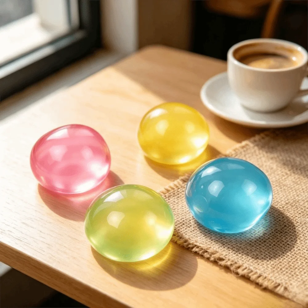 Moldable Slow Rebound Squishy Toy Super Soft Round Fidget Toy Handmade Slow Rising Reduce Anxiety Toy Anxiety Reduce