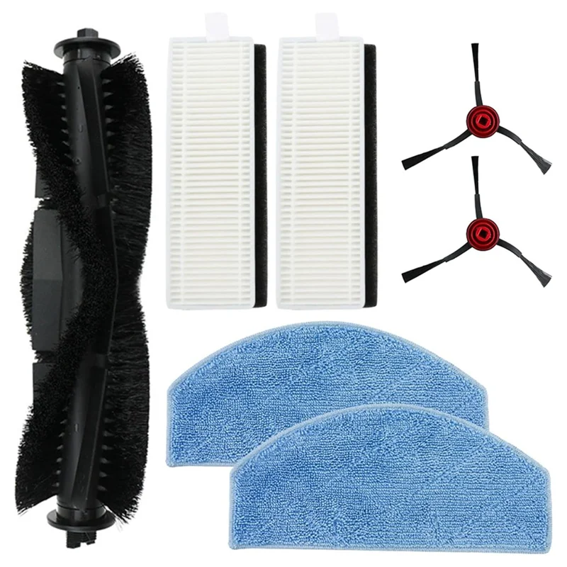 ABLU-For Laresar Mars01 / For Lubluelu SL68 Robot Vacuum Cleaner Main Side Brush Hepa Filter Mop Cloth Replacement Parts