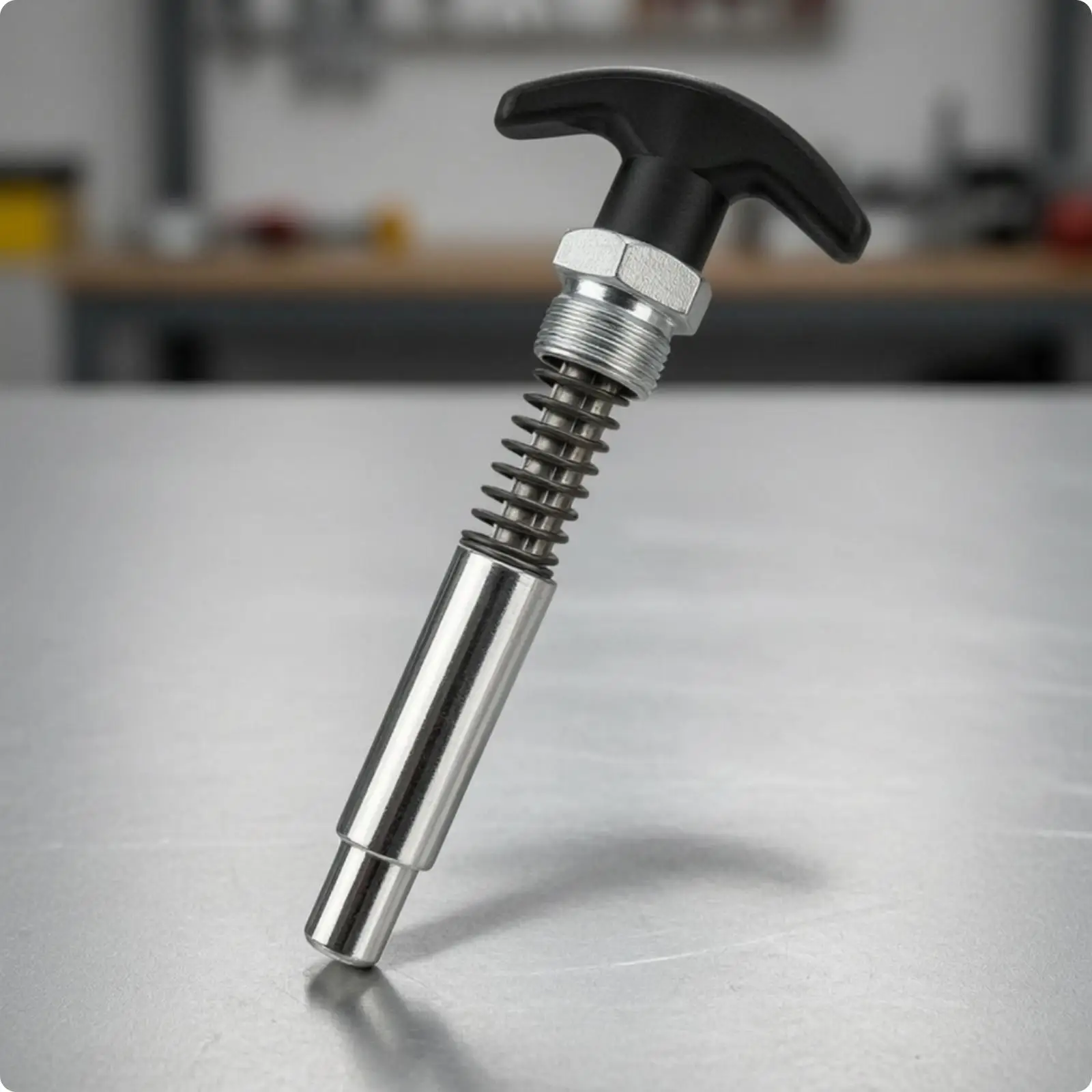 Pull Pin Metal Construction T-Handle Pull Pin Instant-Release Fitness Equipment Part for Home Workout Area, Commercial Gym