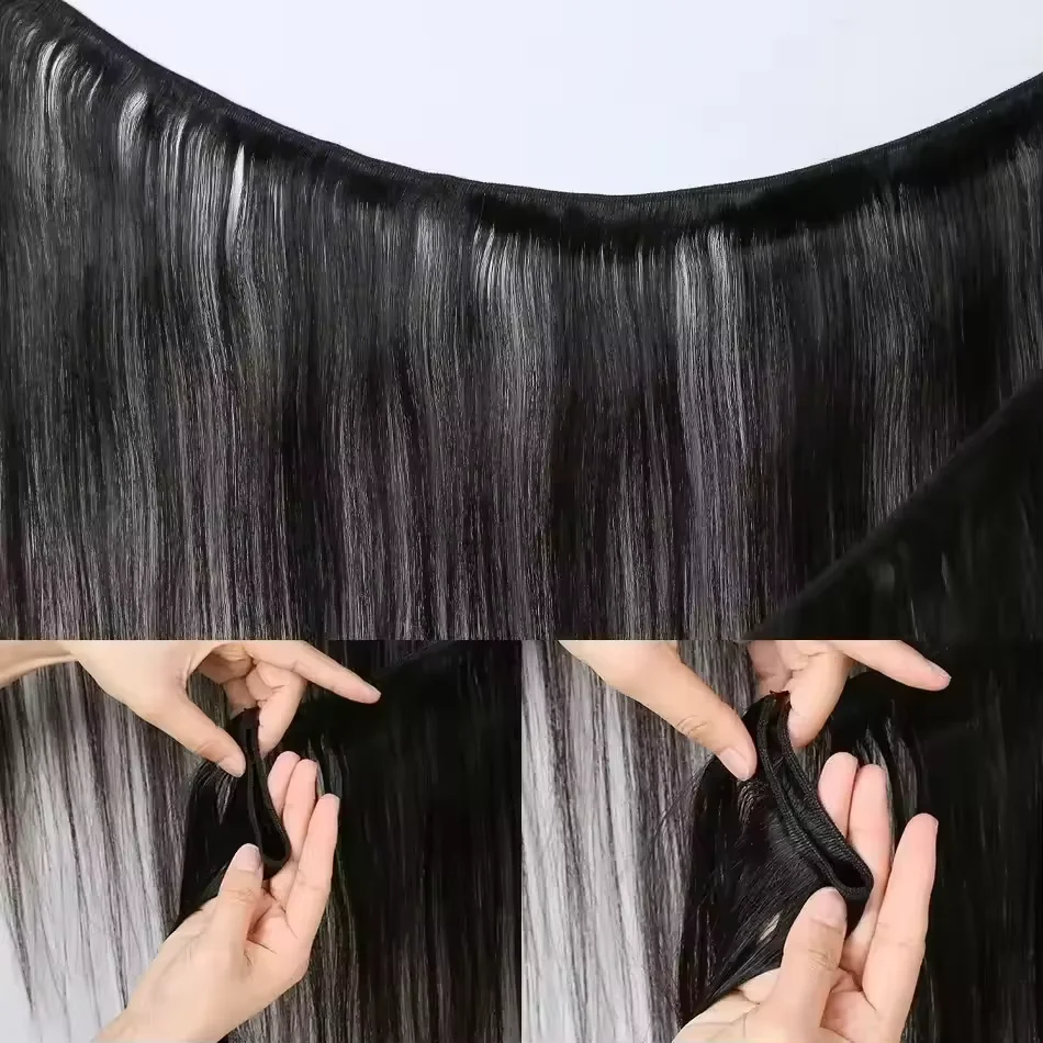 16a osso em linha reta tecer cabelo humano pacotes 32 Polegada brasileiro natural cor preta 100% extensão do cabelo humano 4/5 pçs pacotes de trama