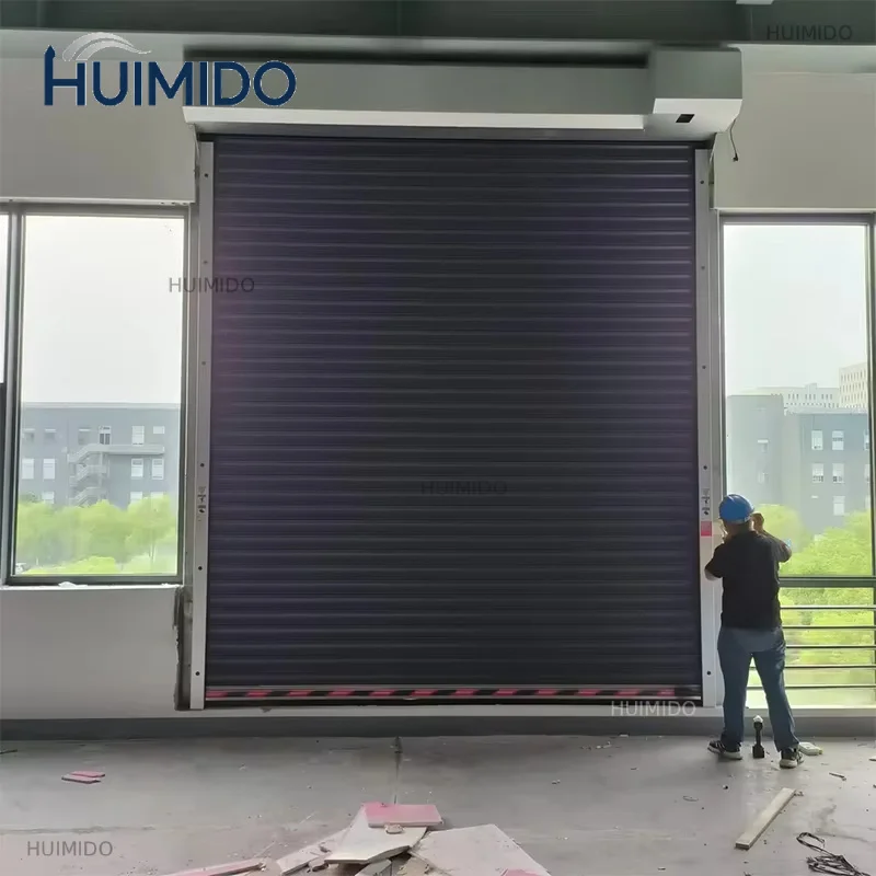 customize Best-selling automatic hurricane-proof galvanized steel rolling shutter door garage rolling shutter door