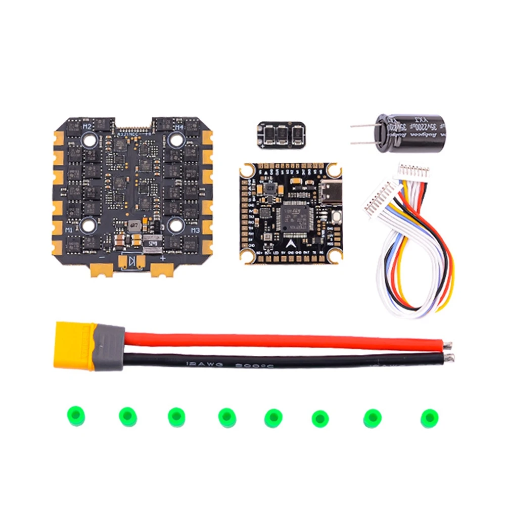 

RC ESC 80A+F405/F722 STACK for 13inch FPV Drone 4-6S Input High-Performance Flight Controller & ESC Combo for Advanced Drones