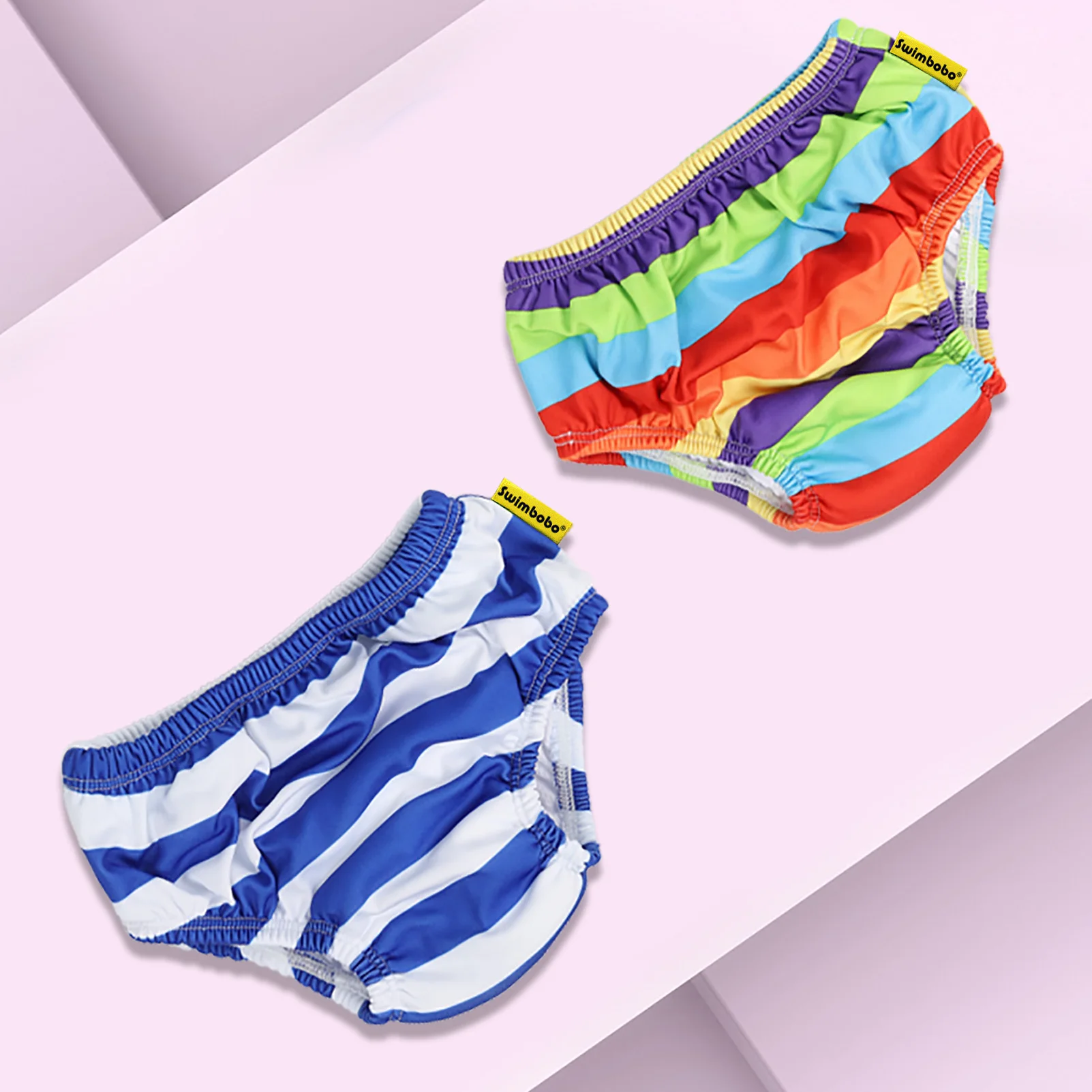 Reusable Swim Diapers for Toddler Boys Girls, Washable Baby Swim Pants Waterproof Leakproof, Potty Training Beach Pool Pants