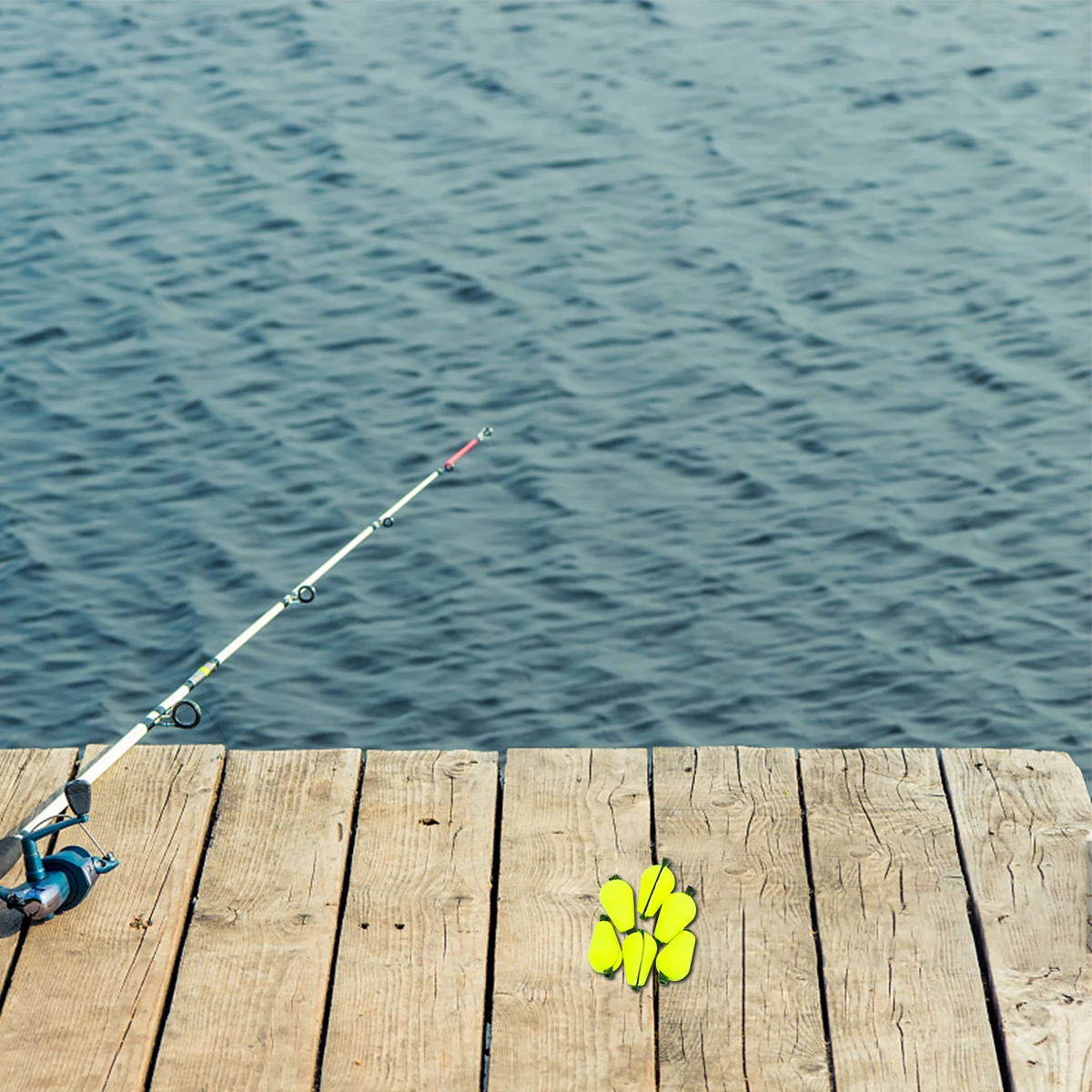 

5 pcs Tackle Water Drop Floats High Visibility Durable Bright Fly Strike Indicators Strike Indicators Airlock