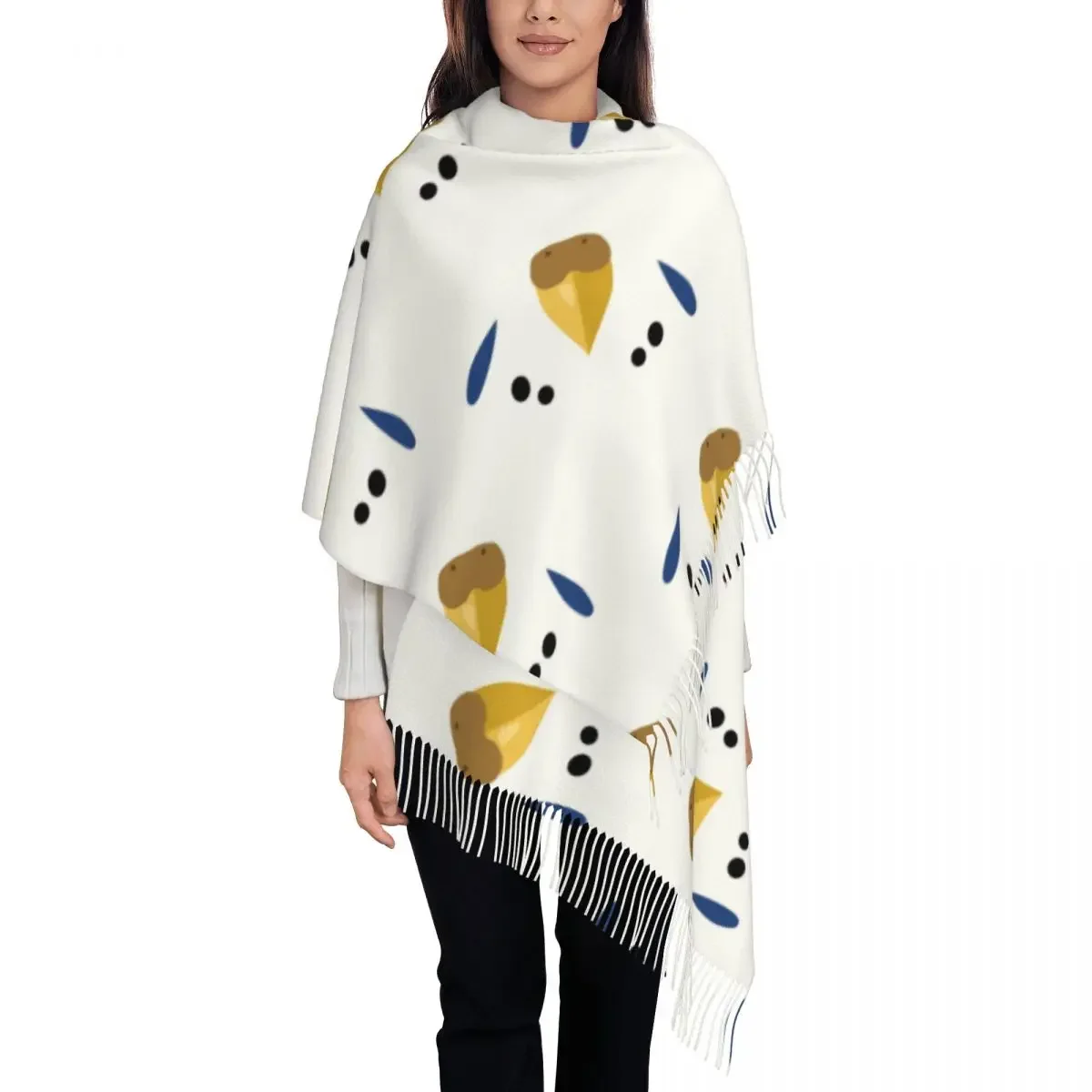 

Белый шарф с попугаем и принтом на заказ, женские и мужские зимне-осенние теплые шарфы, шали с попугаем и птицей, накидки