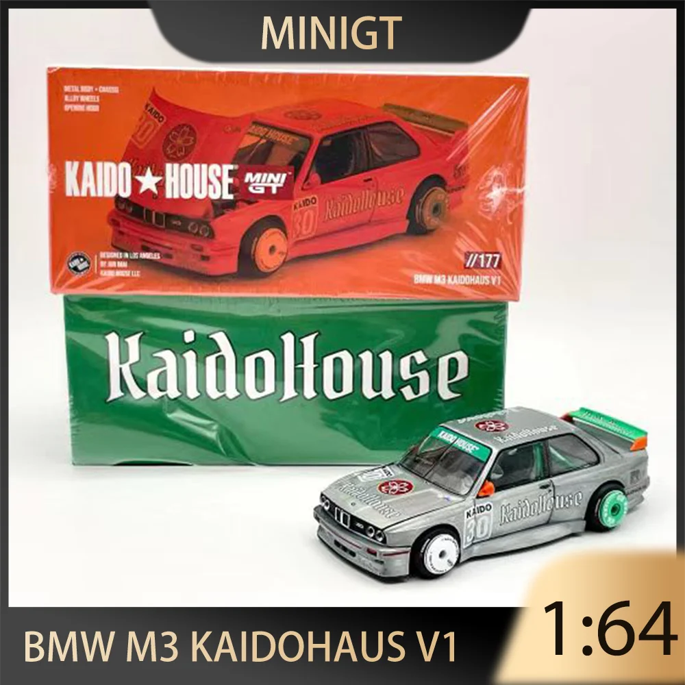 

MINIGT 1:64 BMW M3 KaidoHaus V1 Alloy Premium Diecast Vehicle Model Toys Collectible Display Piece