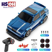 HSOH KF30 1/43 Scale RC Drift Car with Gyro Stabilizer 4WD High Speed Remote Control Toy Racing Vehicle Gift for Boys & Adults