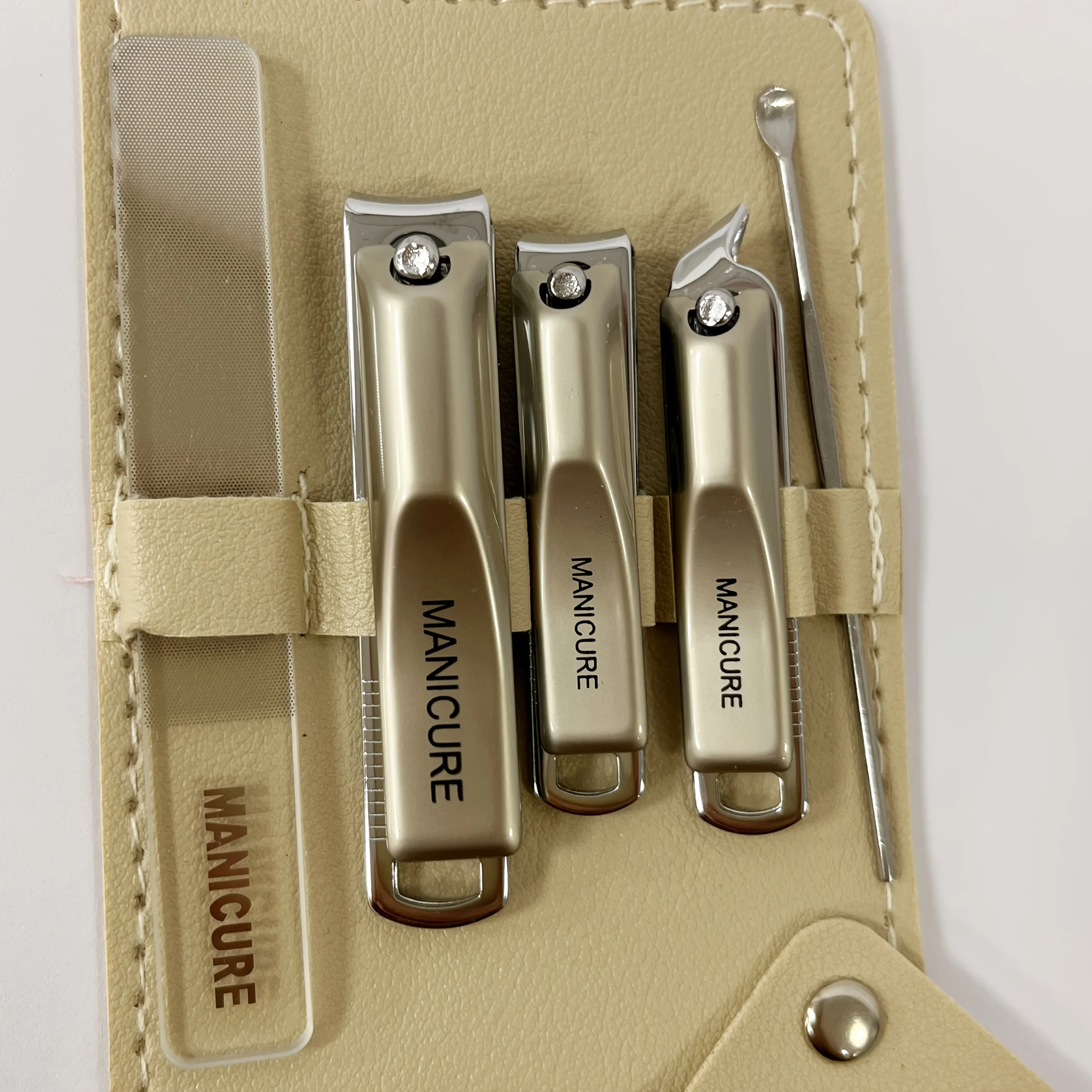 1/5pcs Professional Manicure and Pedicure Kit Includes Nail Clipper Nail File and Ear Pick Portable Storage Case  Beauty Care view 6