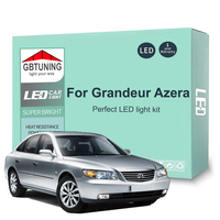 18Pcs Cars Accessories For Hyundai Grandeur Azera TG 2005 2006 2007 2008 2009 2010 2011 Canbus LED Interior Light Bulb Tools