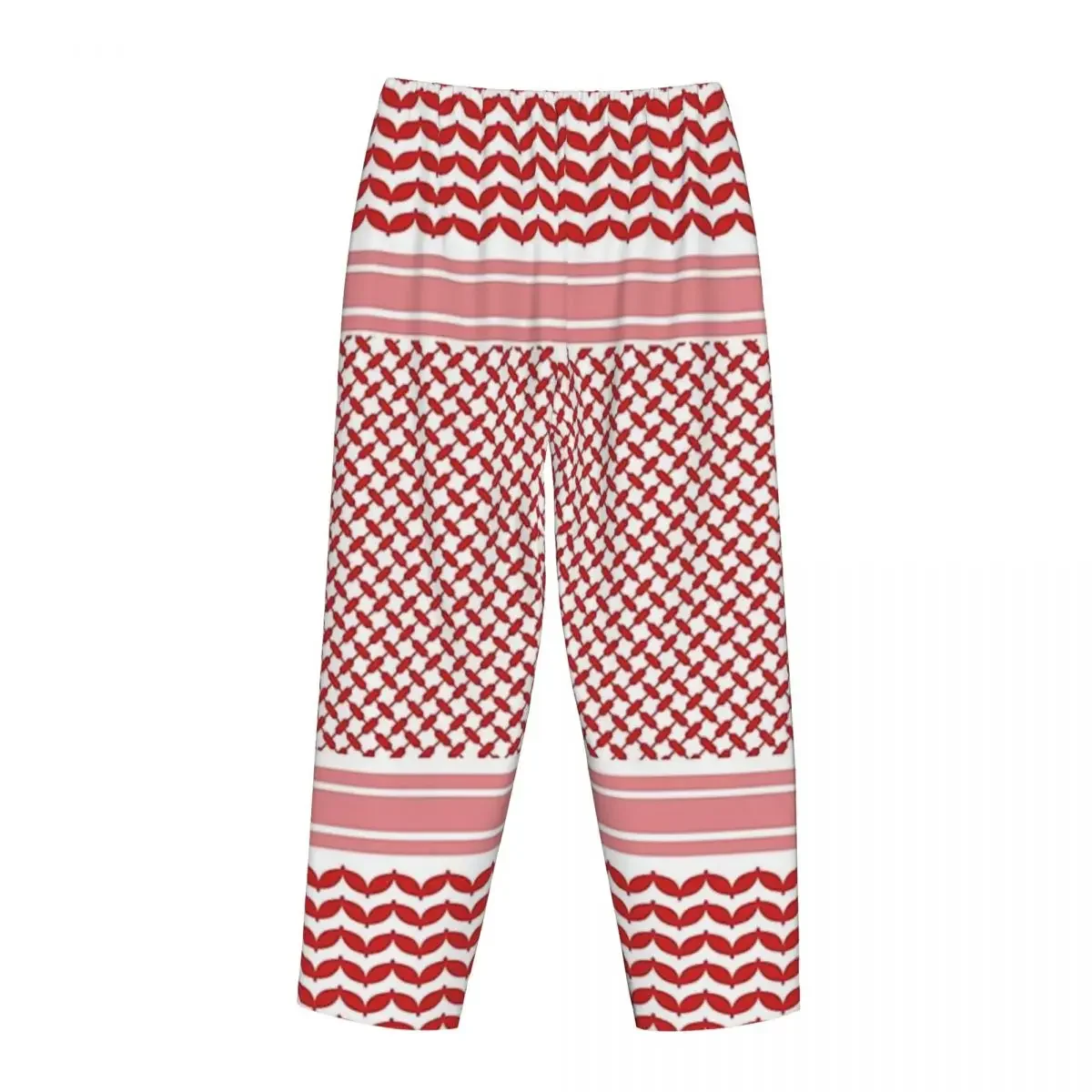 Custom Jordanian Shemagh Design Women Pajama Pants Lounge Sleep Sleepwear Bottoms with Pockets