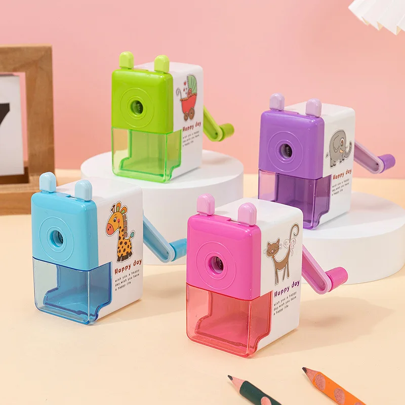 Cute Creative Pencil Sharpener, Cartoon Manual Pencil Sharpener, Pencil Sharpener, Student Supplies, School Stationery