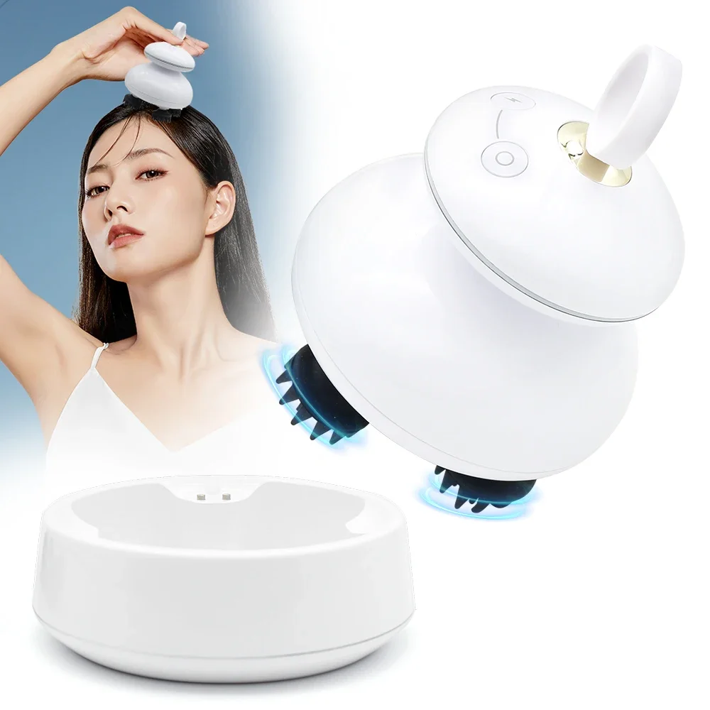 

Electric Vibrating Head Massage Device Mini Body Massager Health Care Wireless Portable Smart Head Scalp Massager