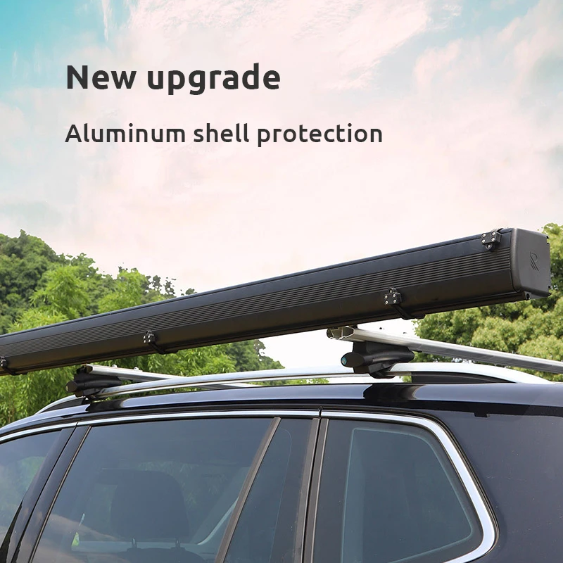 Best Selling SUV/4x4/4wd Awning For Car Retractable Vinyl Sunproof Car Side Awnings With Led