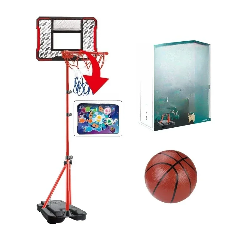 

Popular Children's Multifunctional Basketball Hoop Indoor Adjustable Outdoor Backyard Games Children's Basketball Hoop