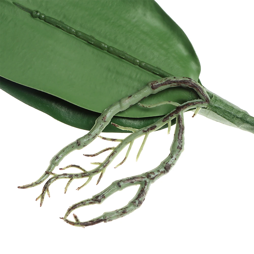 عالية الجودة فالاينوبسيس ورقة أوراق النباتات الاصطناعية الزهور الزخرفية ديكور المنزل أوراق السحلية الزفاف الربيع ديكور المنزل