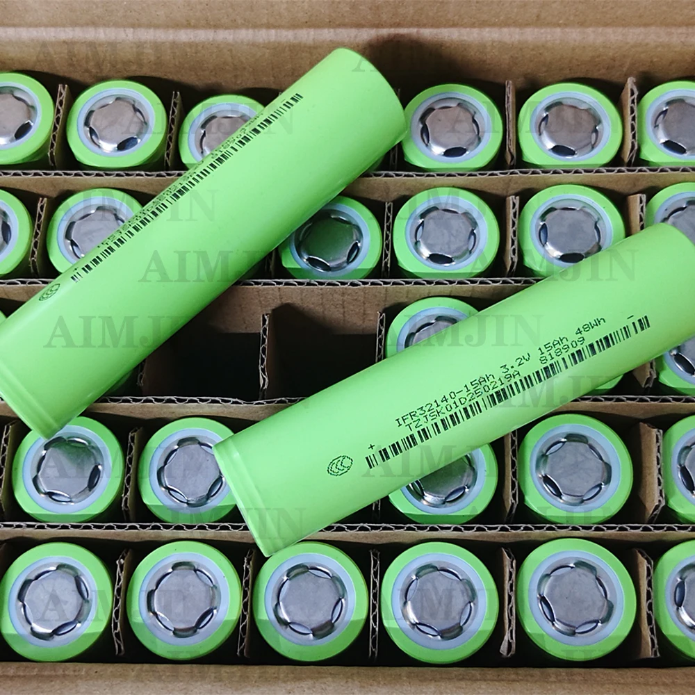

3.2V 32140 15Ah LiFePO4 Battery 32140 Rechargeable Cells EV Home Energy Storage Ebike E-scooter Power Tools Battery Pack