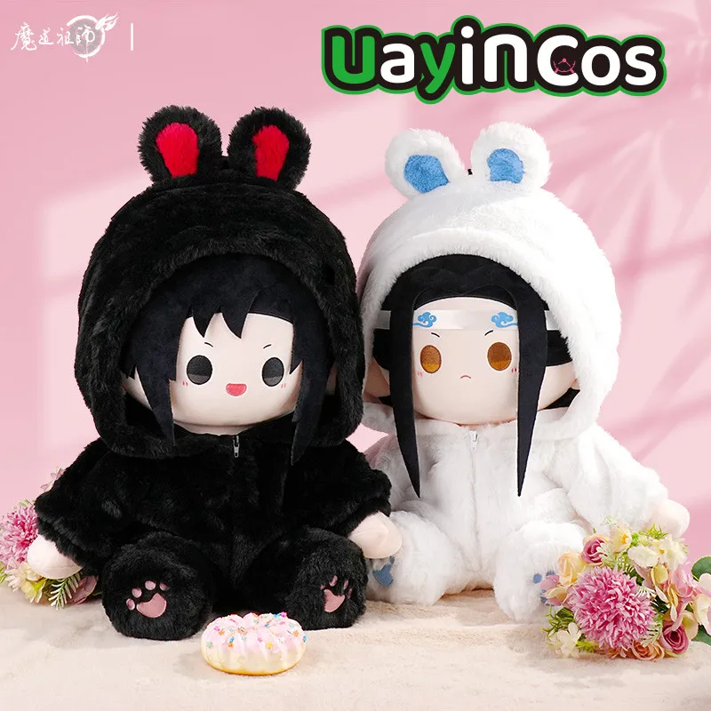 40cm Original MDZS Mo Dao Zu Shi Wei Wuxian Lan Wangji Rabbit Stuffed Plushies Doll Keychain Clothes Pillow Anime Toy Kids Gifts