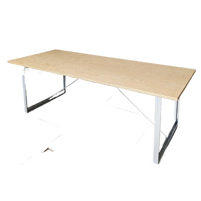

Birch dining table long log tea desk large board living room coffee shop negotiation