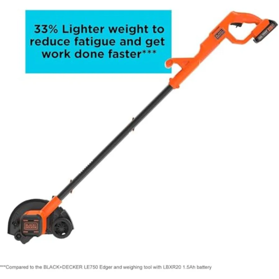 Kit de cortacésped inalámbrico de 20 V MAX, cargador de batería de 1,5 Ah incluido BCED400C1