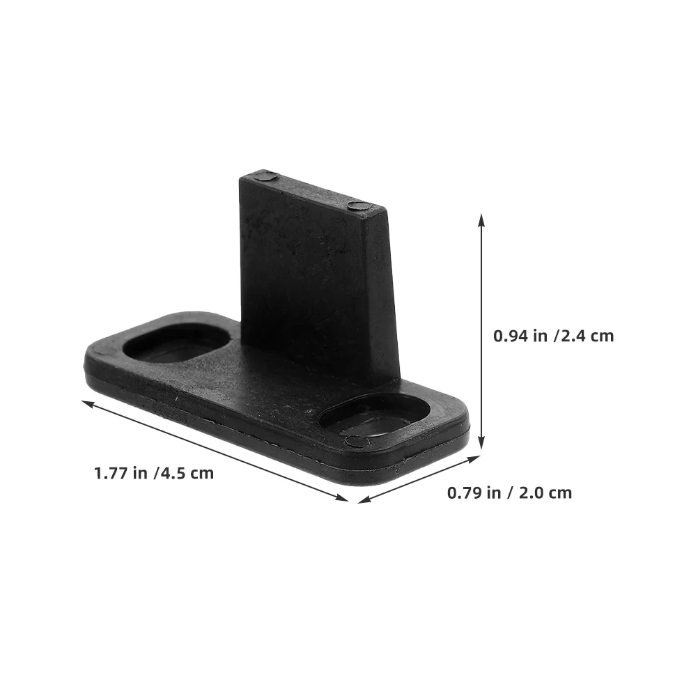 8 Pcs Sliding Door Guide Floor Hardware for Barn Locator Supplies Soft Close Kit Abs