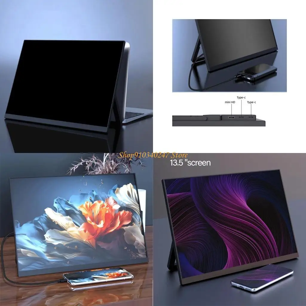 

Q22A 13.5 -дюймовый портативные мониторы экрана высокого разрешения для ноутбуков и консолей xss с застройками в 2 -й спекках