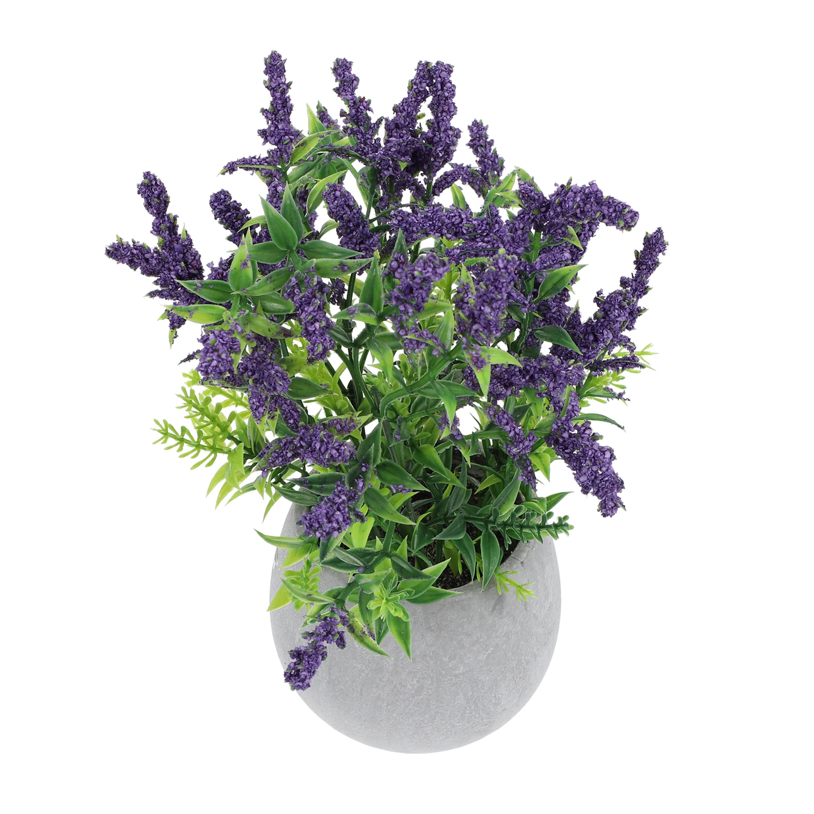

Simulated Lavender Potted Plant Artificial Fake Flower Decor Mini Emulated Accessories Pulp Plants Desktop Decoration