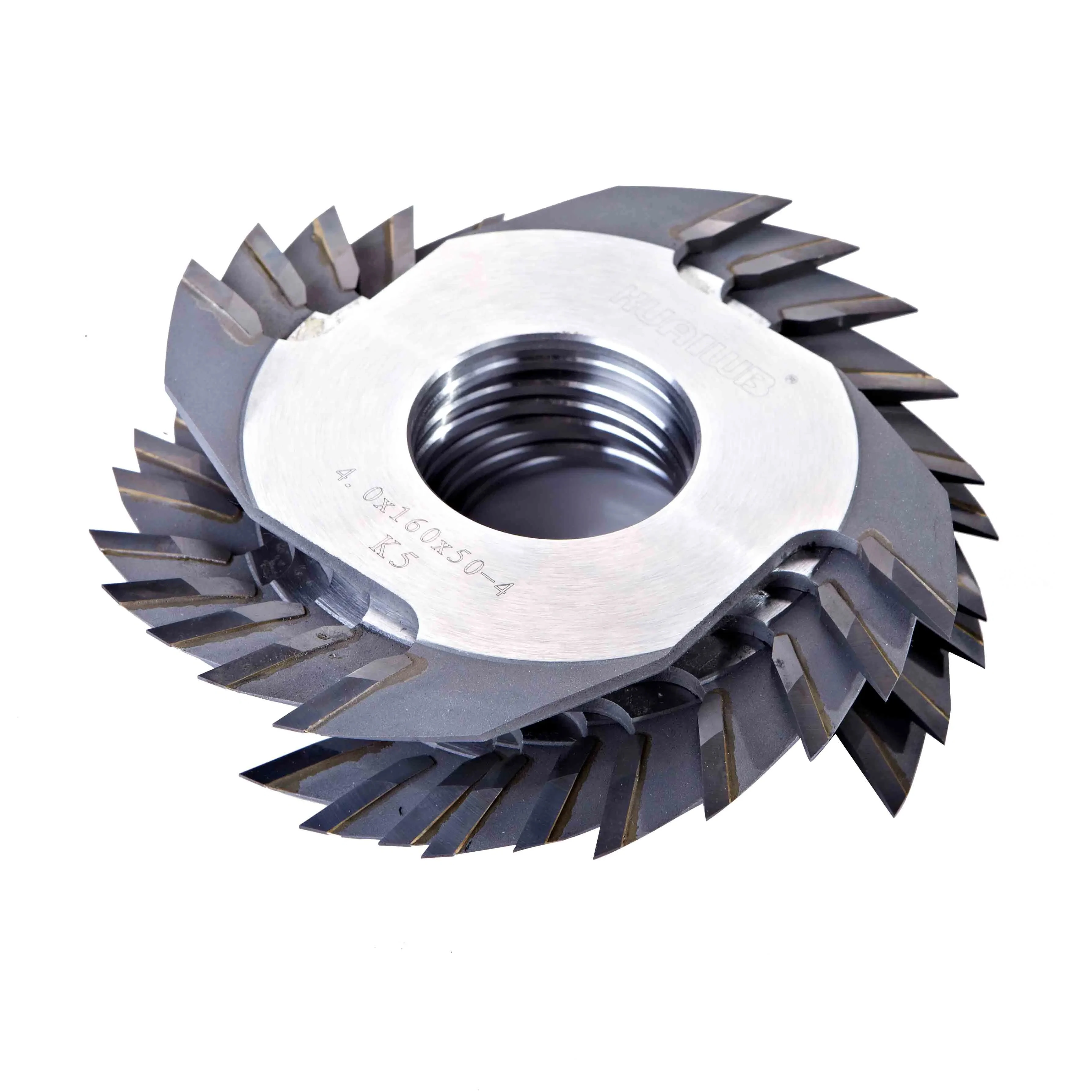 

HSS end mills white steel V - double angle milling cutter 30 / 45 / 90 / 60 degree 60mm - 100mm helical gear for cnc machine