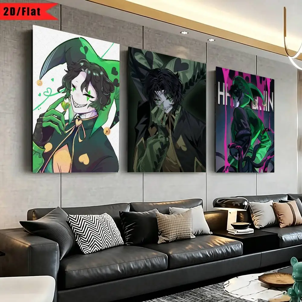 H-Harlequin The Freak Circus  Poster High Quality Dorm Living Room Aesthetic Wall Decoration Painting Stickers Gift