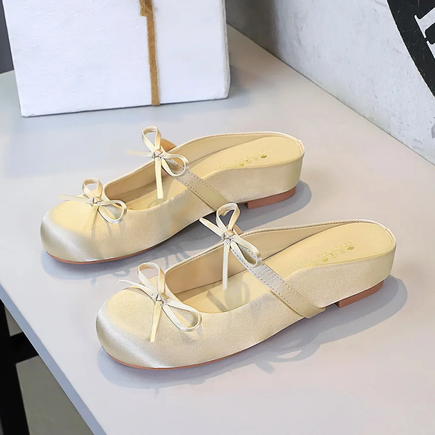 

Летние дизайнерские тапочки BIGTREE с узкими ремешками и пряжкой на ремешке, шелковые женские туфли с квадратным носком на низком каблуке, повседневные туфли-лодочки для банкетного платья