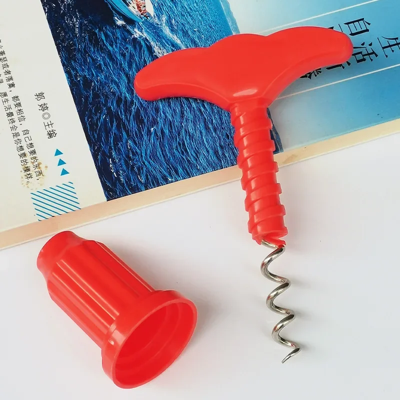 Wine Bottle Opener Plastic Corkscrew Cork Puller Remover Champagne Opener Tool Kitchen Tool Bar Accessories Gadget