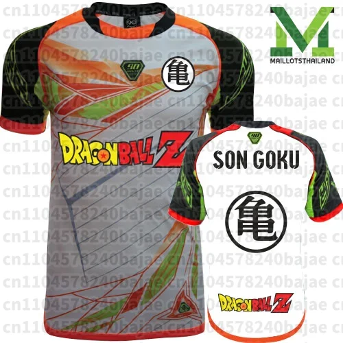 2026 New Maillots Thailande MM6 Dragon BallZ Football Jersey Son Goku Women Men Quick Dry Training Sport Tees Cosplay T-shirts