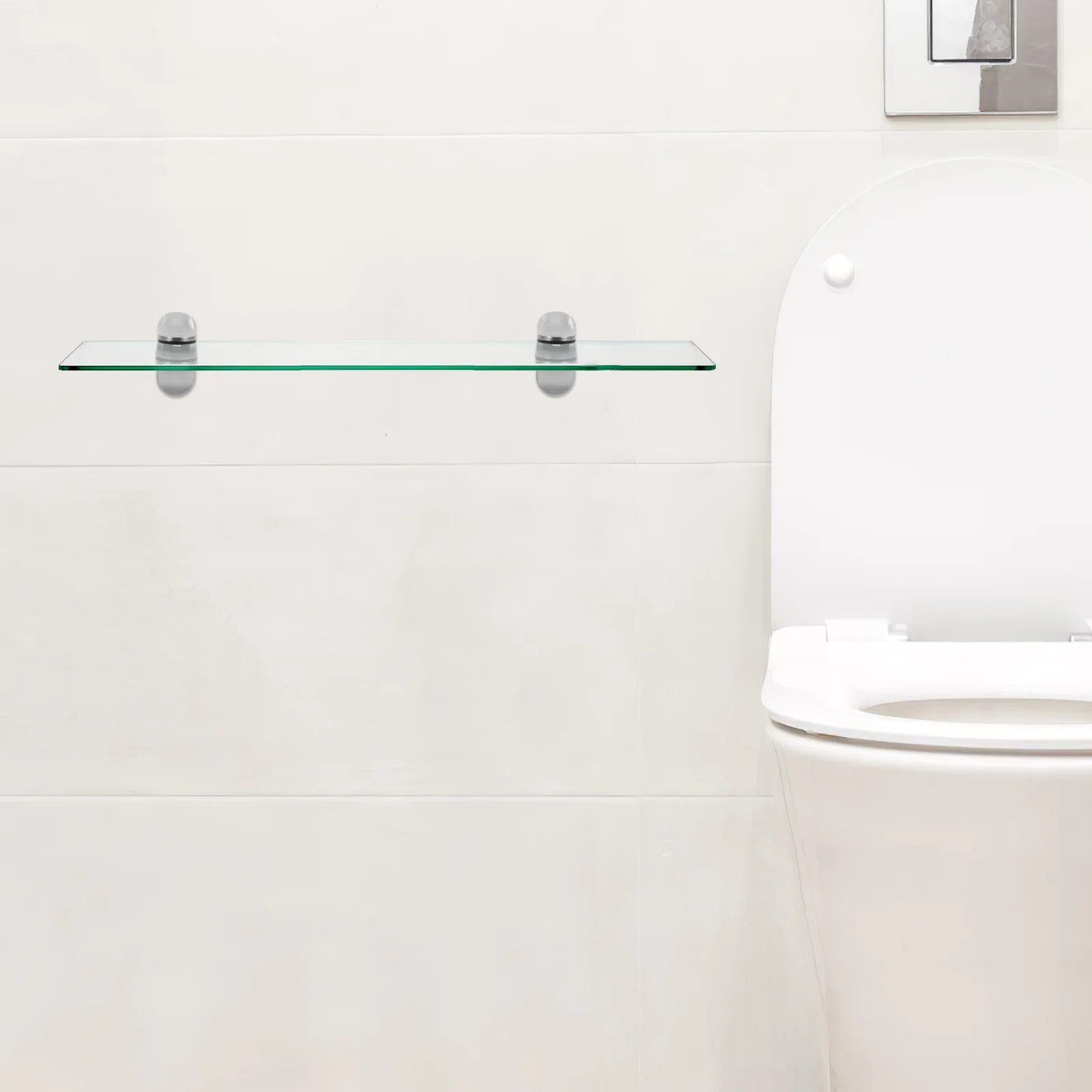 

2Pcs Adjustable Glass Mounting Clamp Wall Drilling Shelf Support Heavy Duty for Bathroom and Living Room Decoration