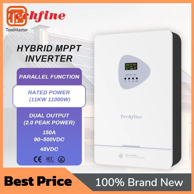 

[Hot Sale] Power 3000w 3600w 5500w 11000w 48v 24v MPPT Hybrid On/Off Grid 100A 120A 150A 220v 50/60hz Solar Inverter Cha