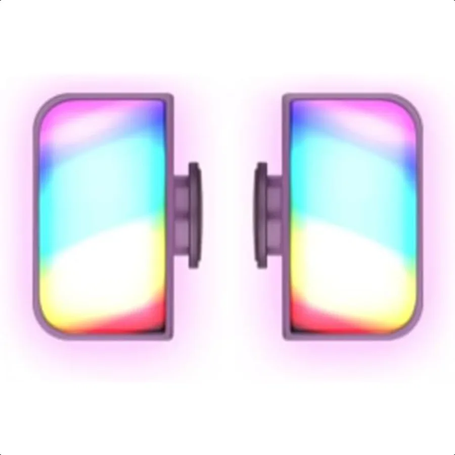 

Cell Phone Fill Light Rechargeable Selfie Fill Light Portable Selfie Phone Light with 11 RGB Color Light Modes Video Conference