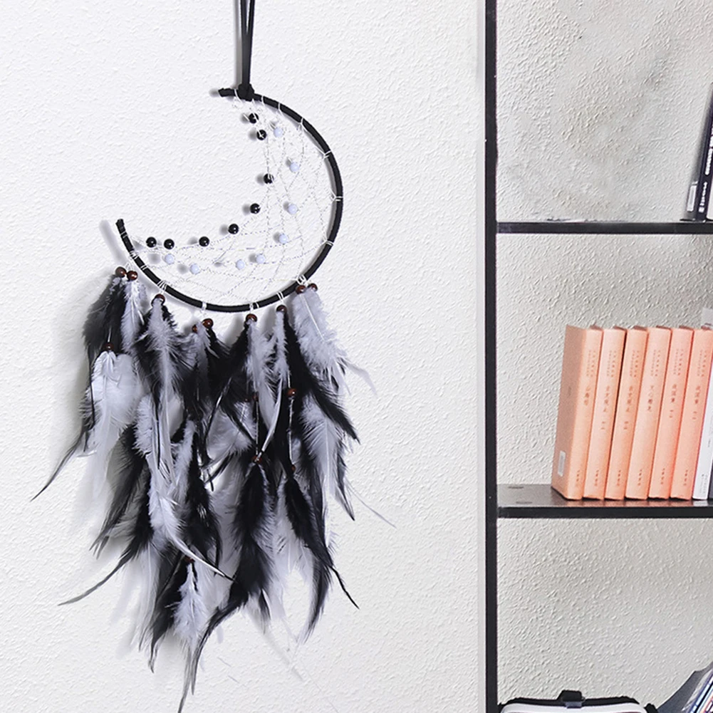 50cm Dream Catcher campanelli eolici Mini Handmade Indian Style Feather Dreamcatcher ciondolo appeso decorazione camera da letto ornamento