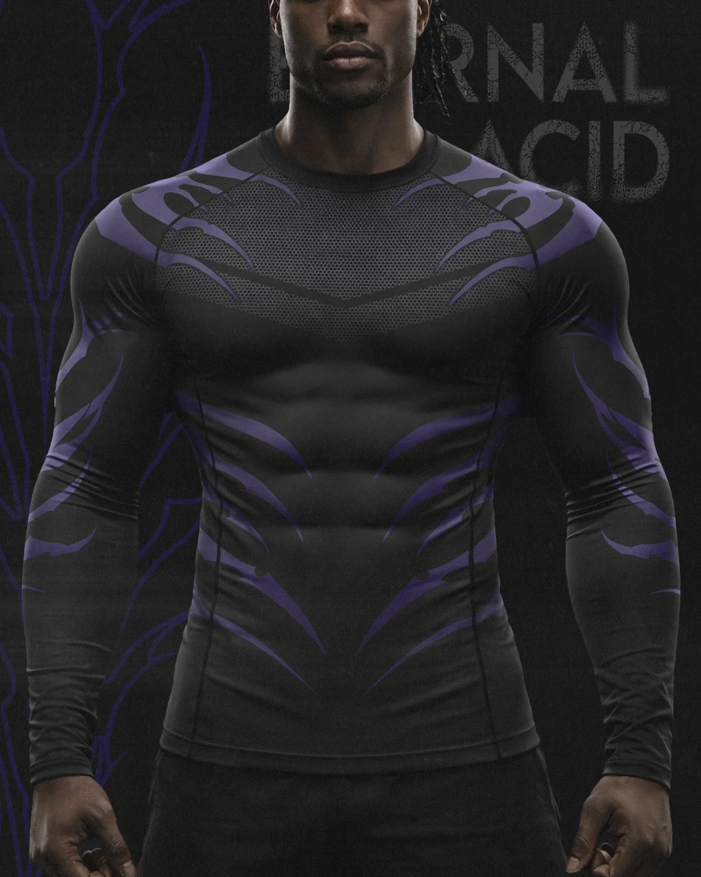 Compression Hoodies Tight Fit Long Sleeve Sports Shirt Workout Tops Gym Compression Breathable High Stretch