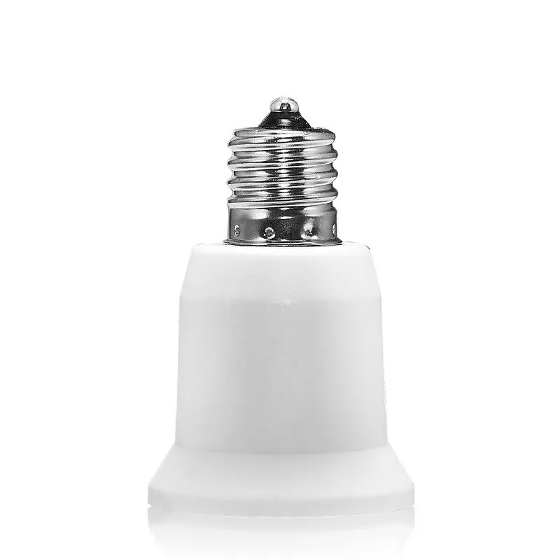 E17 to E27 Adapter E17 to E26 Lamp Holder Power Adapter Converter Base Socket LED Light Bulb Extend Extension Plug