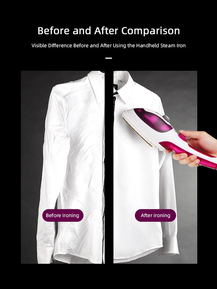110 فولت/220 فولت يده البخار الحديد آلة تنظيف الملابس بالبخار الملابس 800 واط الطاقة الكهربائية البخار الحديد الصغيرة المحمولة السفر الملابس باخرة
