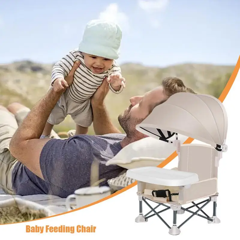 Portable Booster Chair Toddler Foldable Feeding Booster Seat Foldable Design Booster Seat For Outdoor Picnics Parties And Family