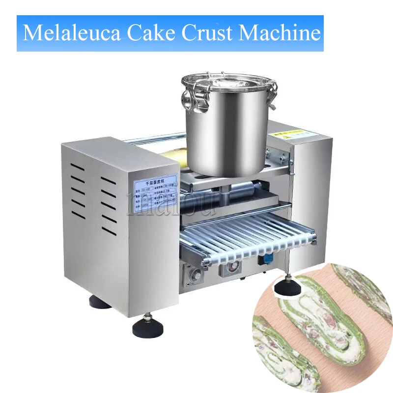 Commercial Automatic Mini Mille Crepe Cake Machine Automatique Thousand Layer Cake Pancake Skin Board Crepe Maker Making Machine