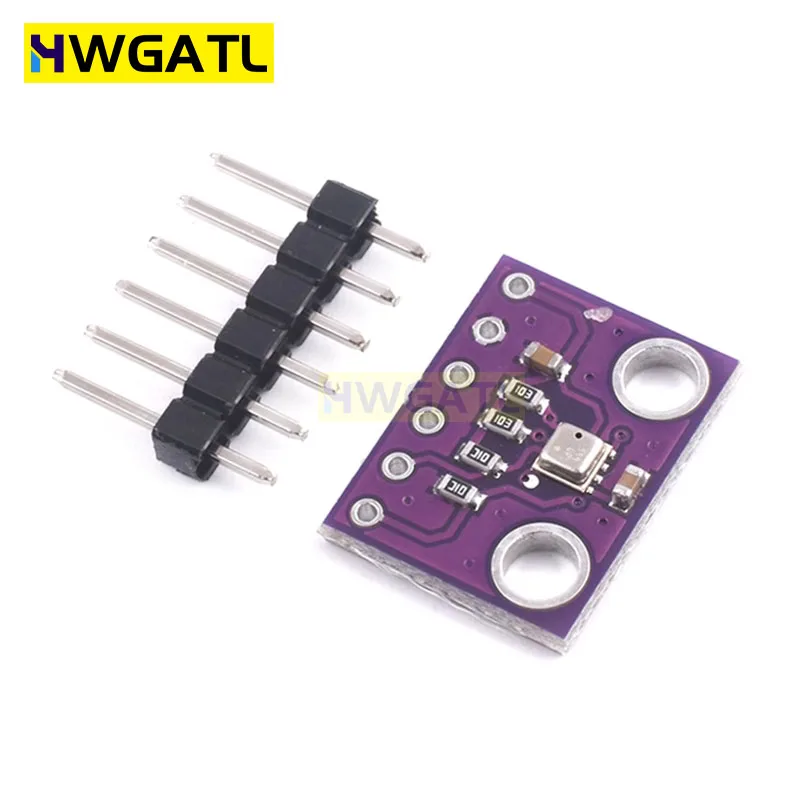 HWGATL 2pcs BME280 3.3V 5V Digital Barometric Pressure Altitude Sensor I2C/SPI High Precision And Humidity Temperature Module