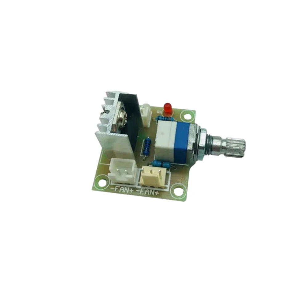 LM317 Voltage Regulator DC3.25-15V Motor Speed Controller Regulator Brushless Motor Fan Speed Control Power Regulator with Knob